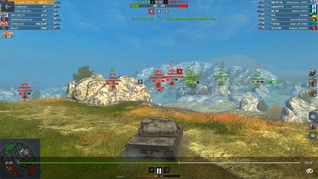 World of Tank - Blitz Kpfpz 70 GAME PLAY - Huge Carry  with over 5000 damage