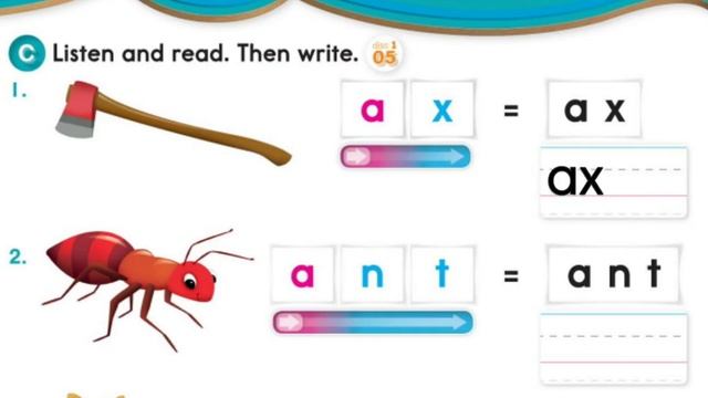 Ox Ph 2 Unit 1 short a (ant, cat)