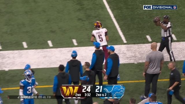 Jayden Daniels's 350-yard game vs. Lions | NFC Divisional ROund