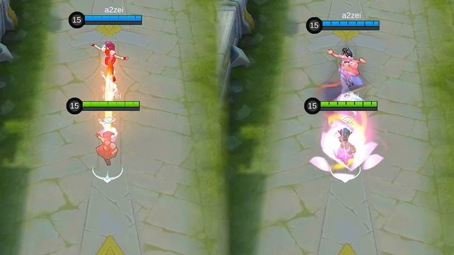 Guinevere Lotus Starlight Skin VS Athena Asamiya K.o.F. Skin Mobile Legends