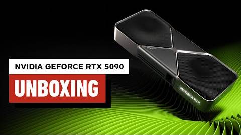 Распаковка Nvidia GeForce RTX 5090