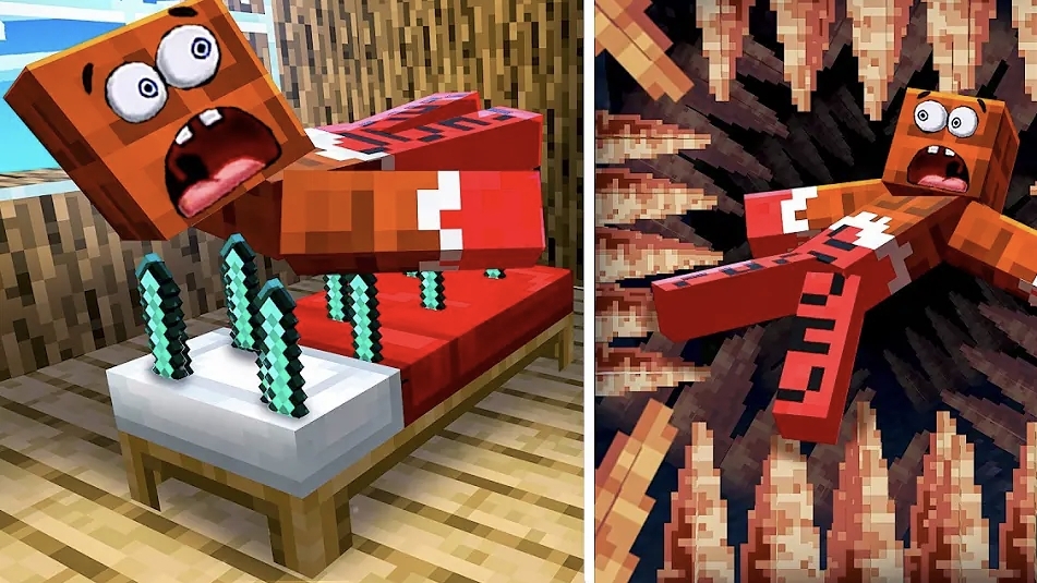 Я Сделал КОВАРНЫЕ Ловушки Для ДРУГА в Майнкрафт! Minecraft