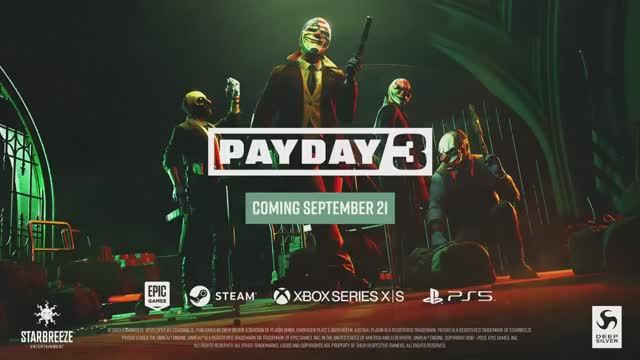 PAYDAY 3 - Официальный трейлер №2