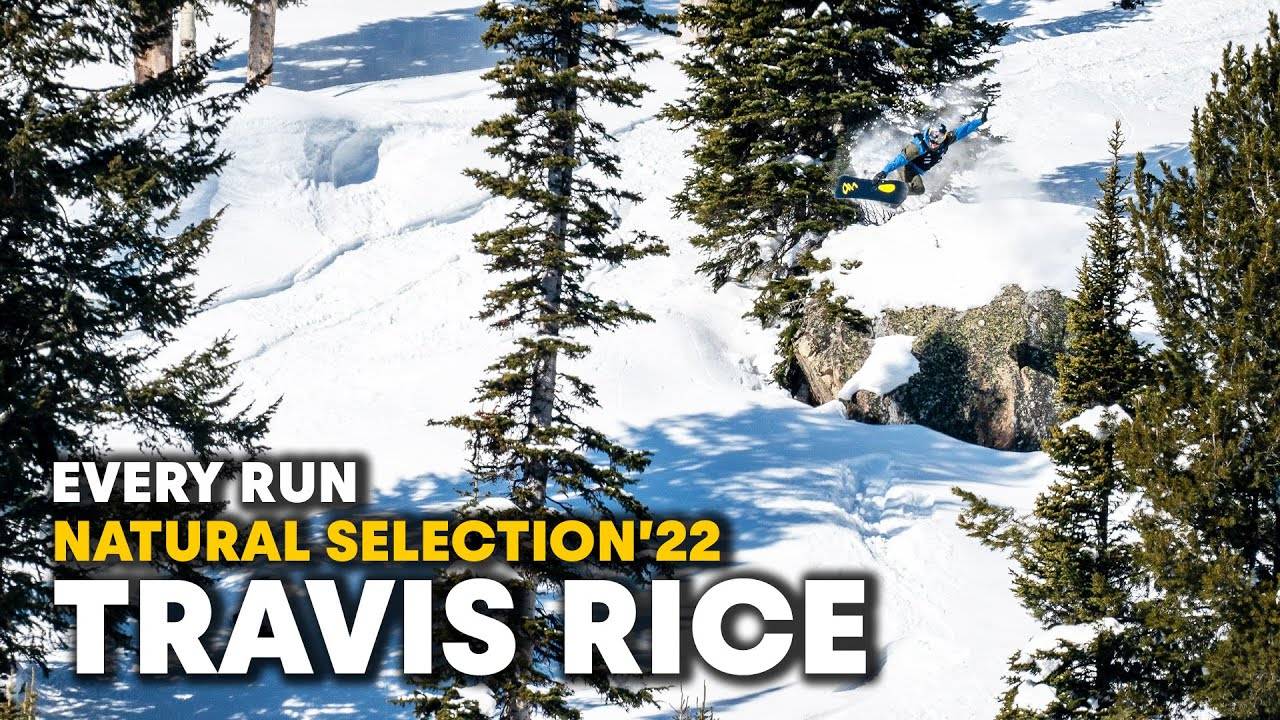 Red Bull Snow - Every Single Travis Rice Run From Natural Selection 2022 to Alaska