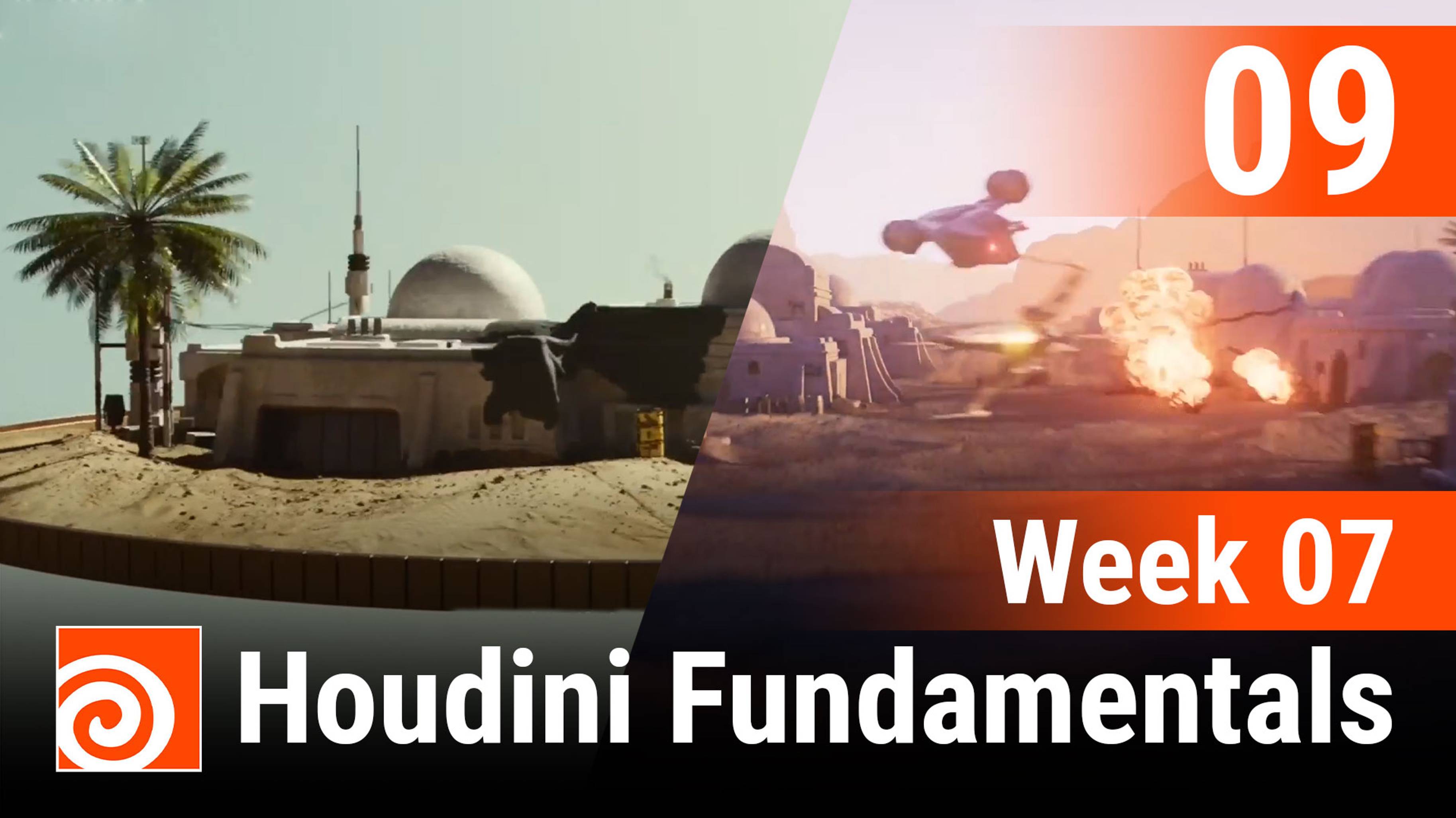Week 07 - 09 - RBDs Constraint_and_force_setup - Houdini Fundamentals