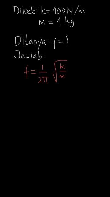 Sebuah pegas dengan konstanta 400 N/m dibe... | Mandiri Fisika  | Kelas 10 | 10 | Fisika