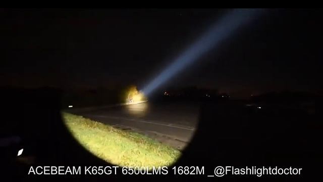 #ACEBEAM K65GT 6500LMS 1682M High Powered Flashlight,@FlashlightDoctor