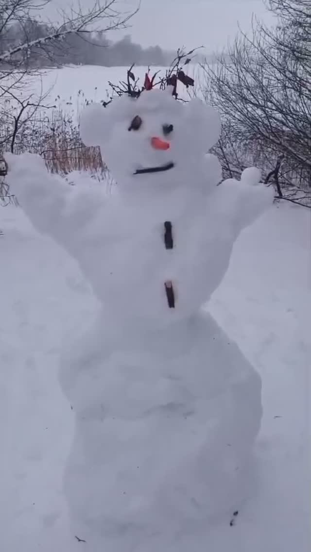 Снеговик шедевр