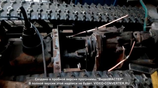 Самодельный гусеничный трактор с двигателем урал ч.1