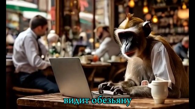 Анекдот про обезьяну