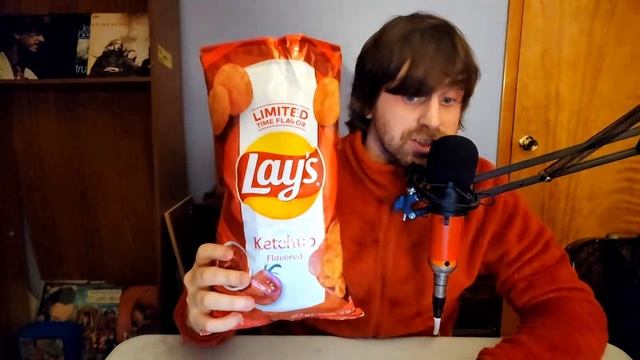 OJWonderbread Snack Review - Lays (Ketchup)