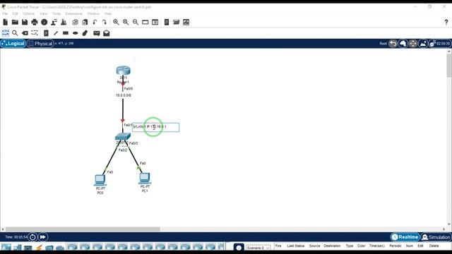 Configure ssh on Cisco Switch