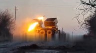 ТОС Чебурашка наносит огневое поражение термобарическими реактивными снарядами