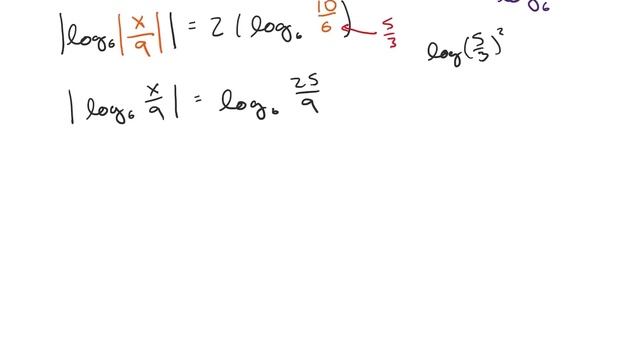 A Nice Algebra Problem!  What is | log x - log 9 | =2(log 10 - 1)?