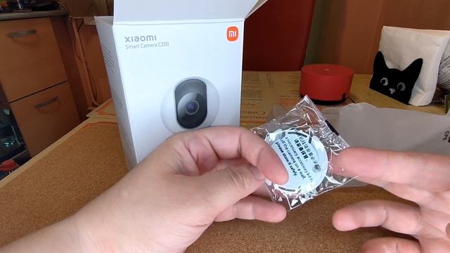 Камера видеонаблюдения  Xiaomi Smart Camera C200. распаковка.