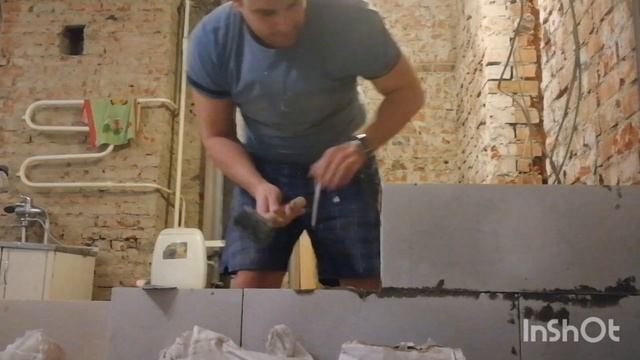 Кладу стену из сибита (архив)