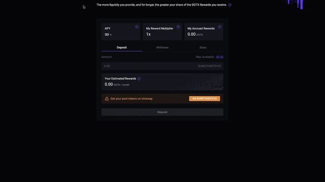 DGTX Rewards Program Is Live via Uniswap — Here's How It Works