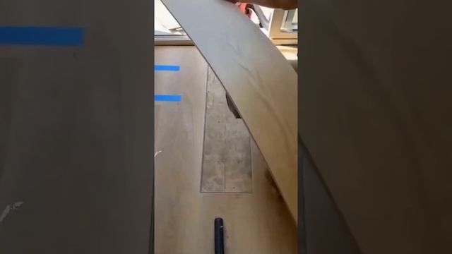 Замена фрагмента ламината