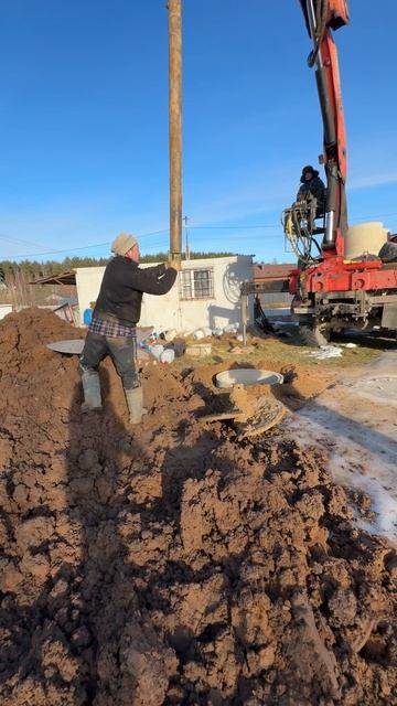 Колодец, копка колодца Бурение колодца машиной в г Конаково Тверская область