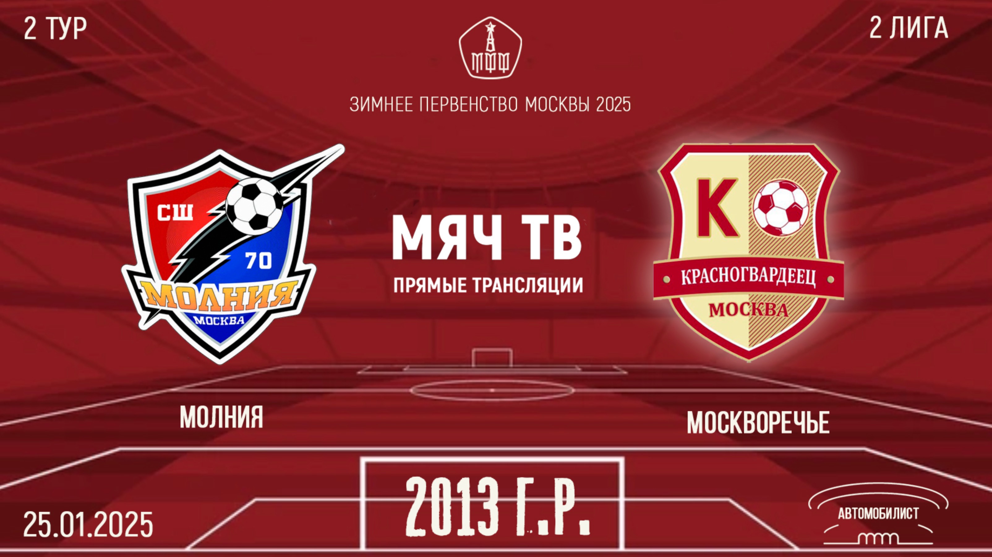 Молния 2013 vs Москворечье 2013 (Начало 25.01.2025 в 09-30)