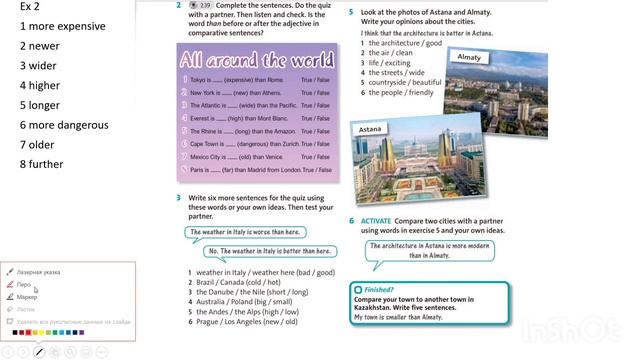 Ағылшын тілі 6 сынып English Plus Student`s book p 96-97, Workbook p 66-67 жауаптарымен