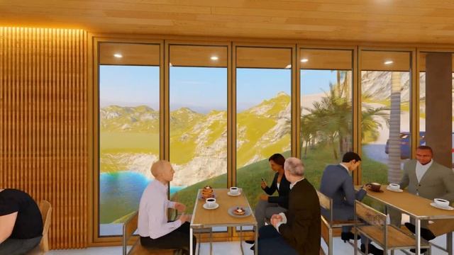 Cafe Restaurant Design#2 | Quick Video Presentation