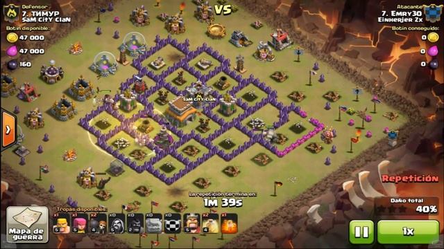 Einherjer Zx Vs. saM citY claN | TH8 Vs. TH8 | GoHog | Emry30
