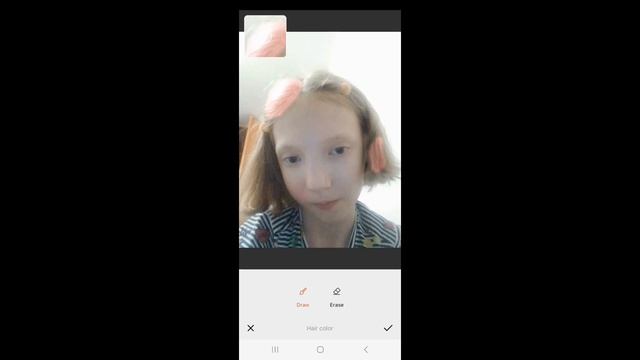 Как менять цвет волос и глаз на видео:)