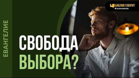Есть ли у человека свобода выбора? | "Библия говорит"