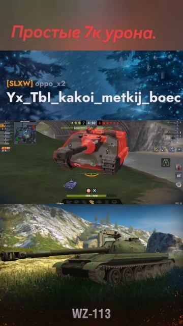 #TanksBlitz#WZ 113#7к урона