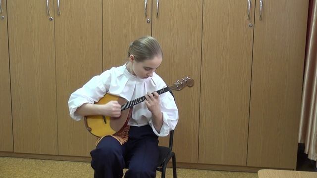 Перфильева Мария, номинация Домра соло, III возрастная категория