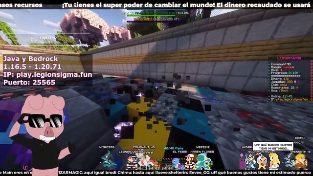 👉🏼MINECRAFT El MEJOR servidor SURVIVAL Publico NOPREMIUM publico supervivencia skywars gens prison