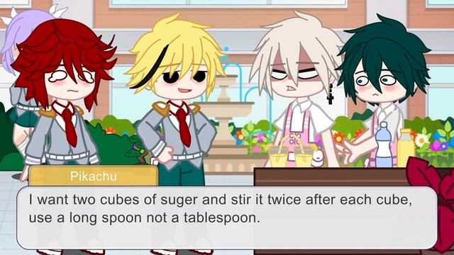 Fresh lemonade, freshly squeezed” MHA “ Gacha Club “ meme” not original :)