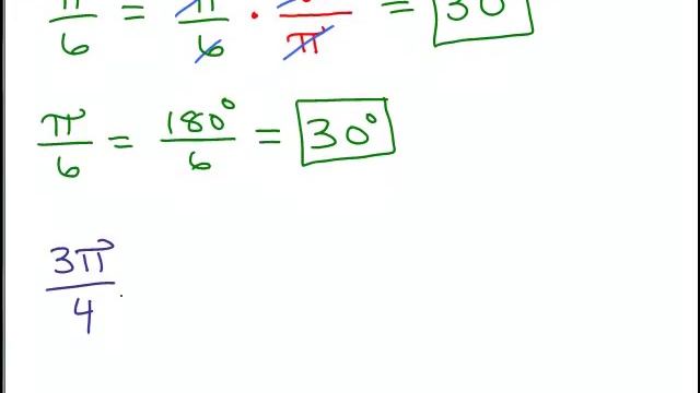 Radian Measures of Angles 6