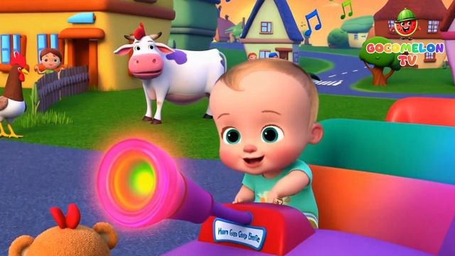 Wheels on the Bus | Baby Charlie | Nursery Rhymes & Kids Songs