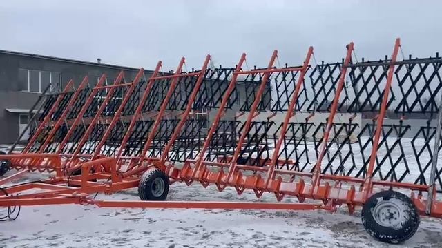Борона зубовая гидравлическая