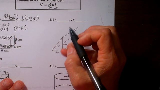 Volume of a Prism - Geometry Help