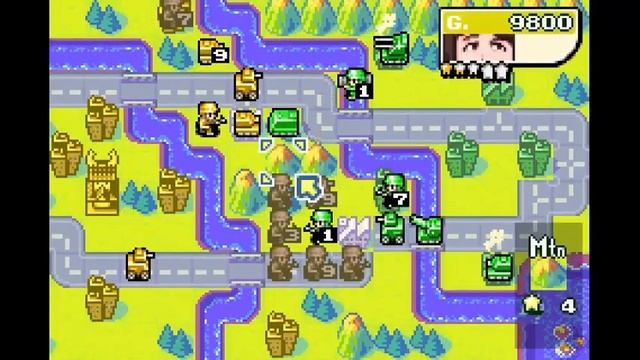 Advance Wars Alpha gameplay (2) Two more custom COs, better sprites