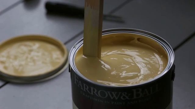 Краска Farrow & Ball цвет Yellow Ground 218