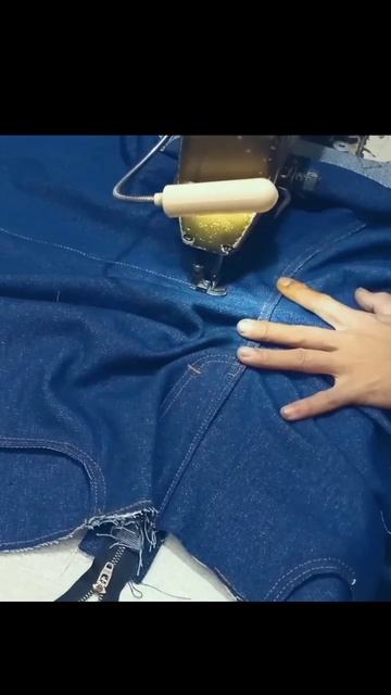 cara menjahit stik tengah celana jeans tanpa mesin khusus 💦