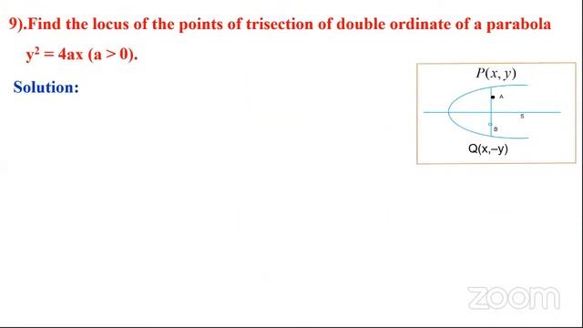 MATHS-2B|CH.PARABOLA(04)|BALA KISHAN REDDY, TSRS&JC(G) BORABANDA