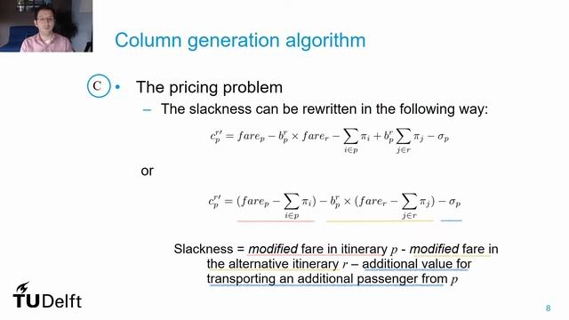 AE4423 Lect 4.3 Column Generation Algorithm Implementation