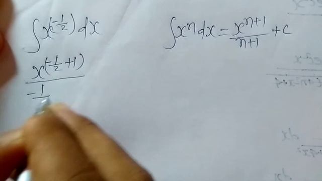 integration of x^((-1)/(2))dx integral of x^(-1/2) dx int x^(-1/2) dx integral of x^-1/2 dx