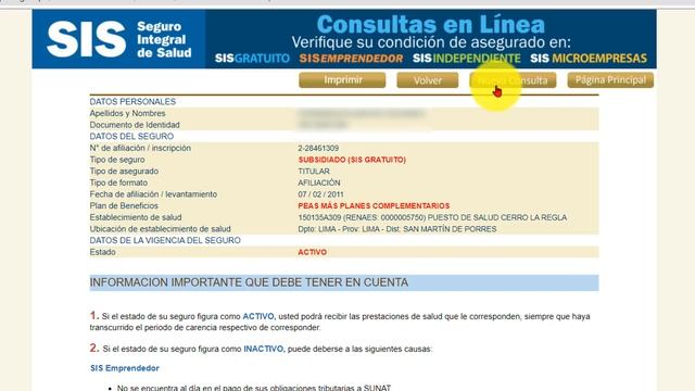 COMO AVERIGUAR SI TIENES SIS ACTIVO | SISTEMA INTEGRAL DE SALUD | ACTUALIZADO 2020