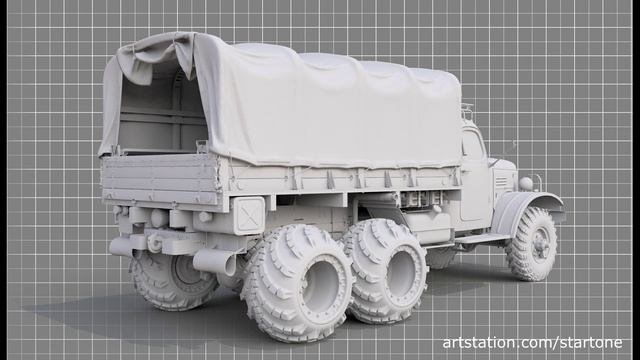 ЗИЛ-157_Тент-Серая