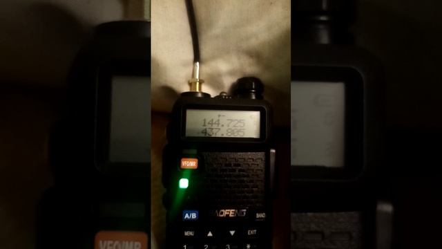 Слушаю репитер на МКС.