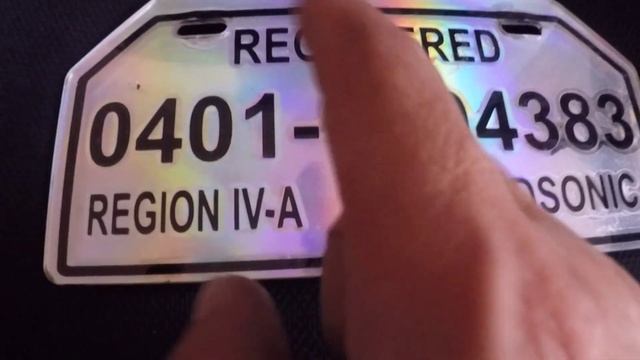 Paano Maglagay ng MV File Number sa Ating Temporary plate