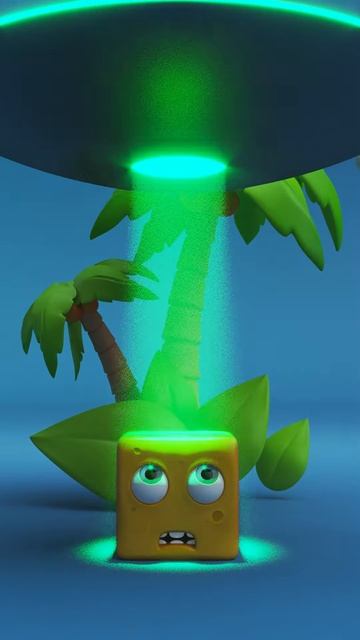 Alien Abdution , Noooo 🌴🛸 - SHORTS