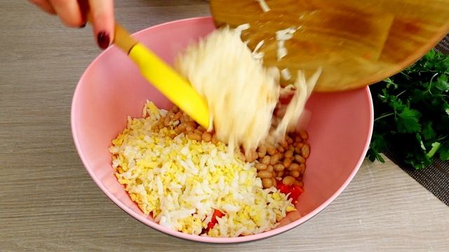Салат ДРУЖБА ЧЕТЫРЕ ингредиента и Загадочный Вкус! Необычно,но съедобно 😉👍