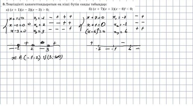 10-СЫНЫП АЛГЕБРА ҚАЙТАЛАУДЫҢ (6-11) ЕСЕПТЕРІ